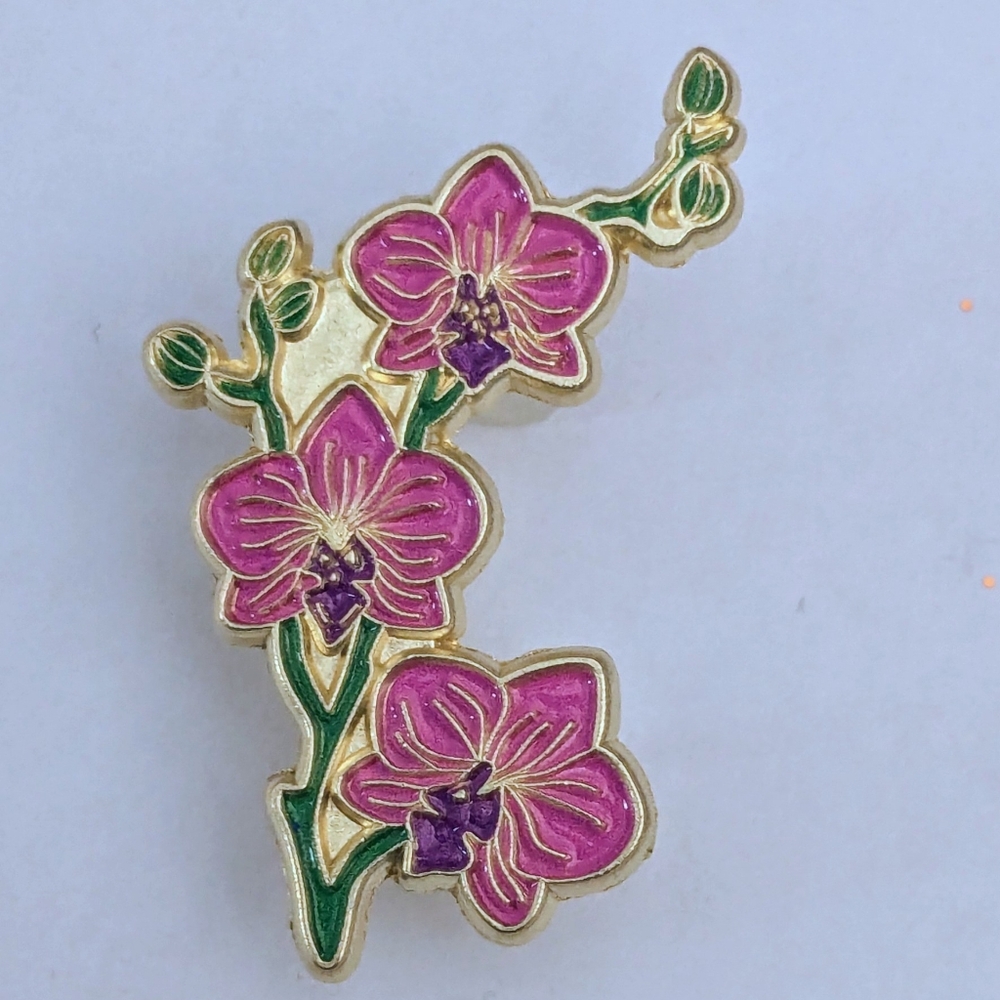 Lovely Orchid Pin